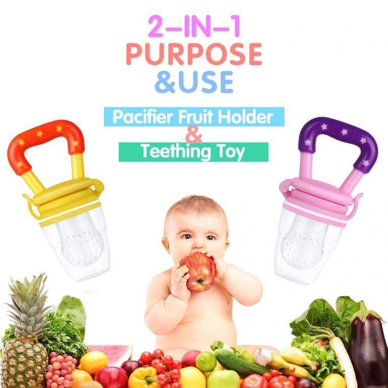 Kids Baby Fruit Feeder Pacifier Choosni- Multicolor