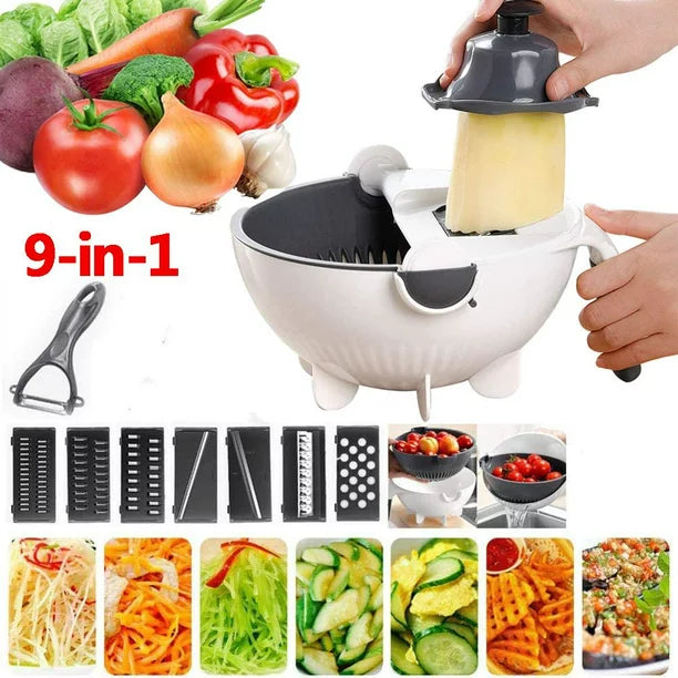 Multifunctional Vegetable Cutter With Drain Basket [free home delivery]