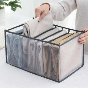 (Pack of 2) 7 Grids Washable Wardrobe Clothes Organizer