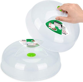 Dustproof Microwave Oven Dish Plate Steam Splash proof Cover Food - REVEL.PK