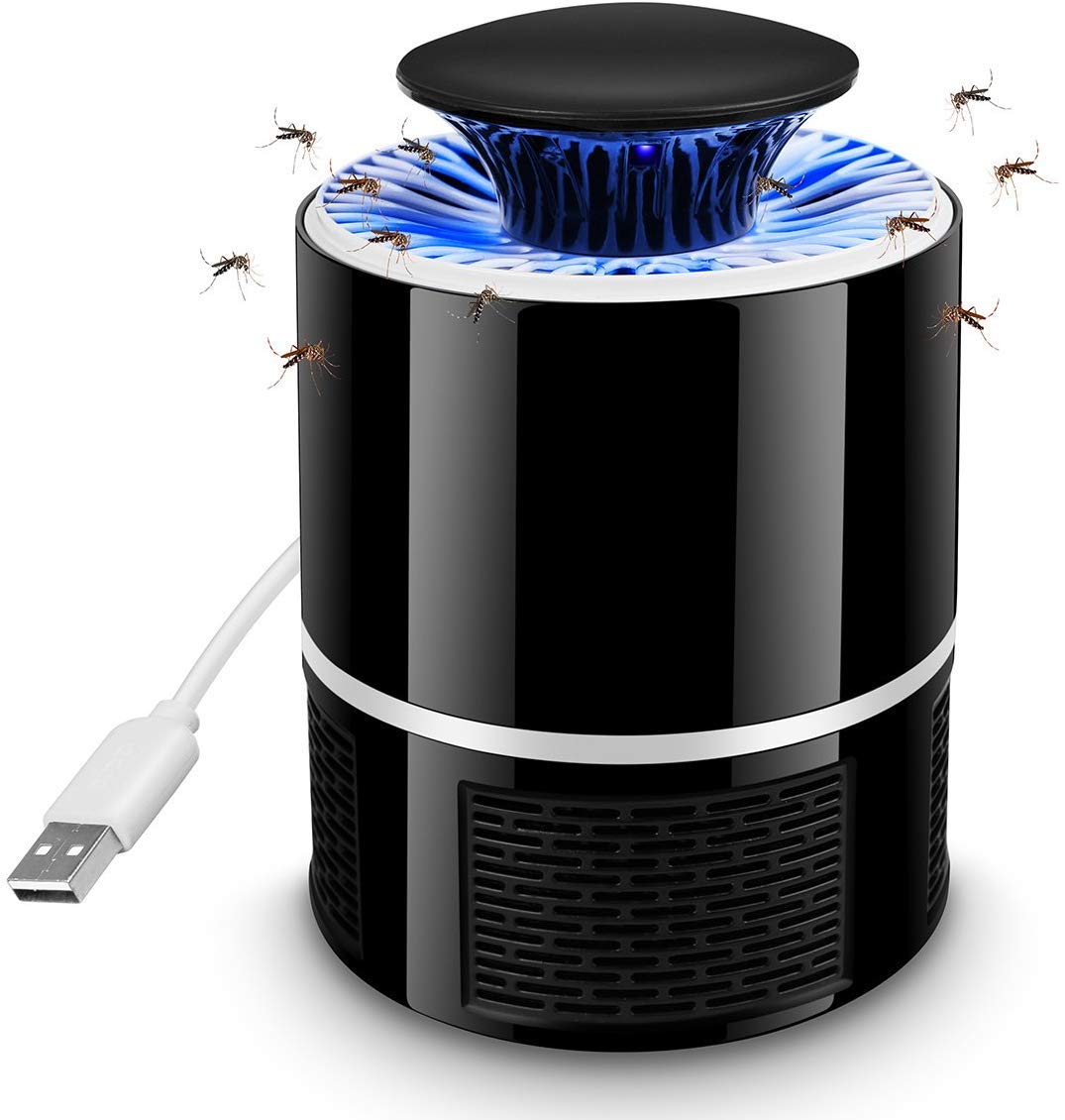 Electric USB Mosquito Killer – 365 Nano Wave Night Light Fly Bug Zapper Trap – Anti Mosquito LED Lamp