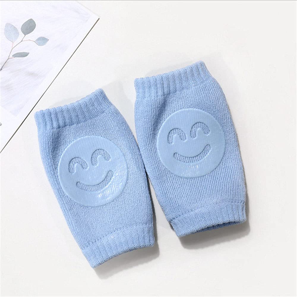 2 Pair (4PCS) Kids Non Slip Crawling Elbow Infants Toddlers Baby Accessories Smile Knee Pads Protector Safety Kneepad Leg Warmer