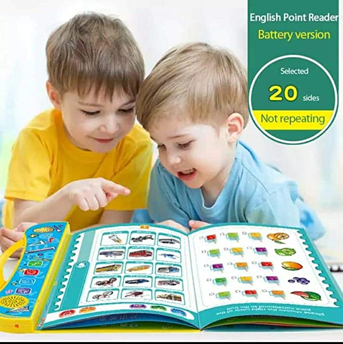 English Reading Musical Electronic Book, Early Education Activity Book with Sound & Music Features for Toddler Kids - REVEL.PK