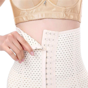Women Body Shaper Slim Waist Tummy Girdle Belt with Adjustable Hooks, Waist Trainer Slimming Belly Belt