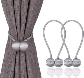 Magnetic Curtain Tiebacks for Window Decoration (Pair)