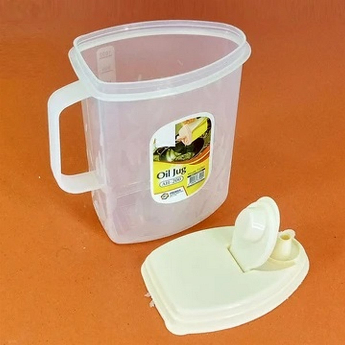 (Pack of 2)Plastic Oil Jug (1 Liter) High Quality & Beautiful Jug