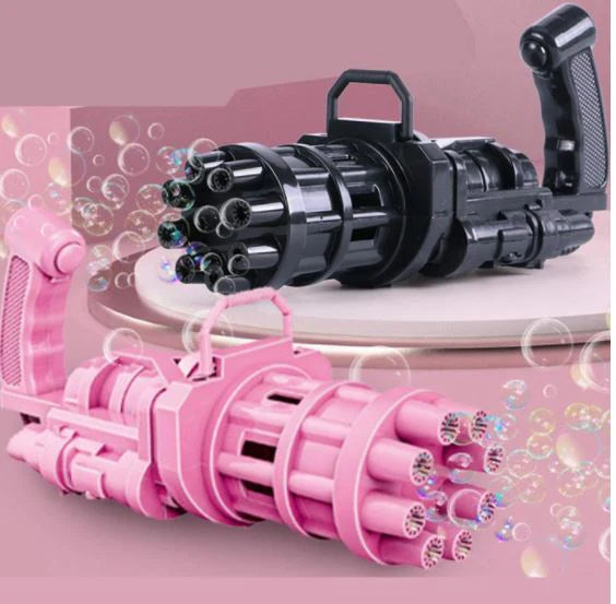 Gatling Automatic Water Bubble Gun Toy For Kids