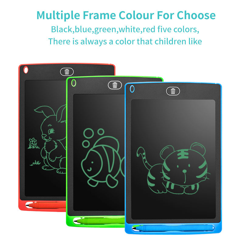 LCD Writing Tablet Pad For Kids Electric Drawing Board Digital Graphic Drawing Pad With Pen - REVEL.PK