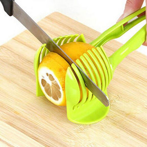 Plastic Slicer Vegetable Tomato Slicer Lemon Orange Fruit Cutter