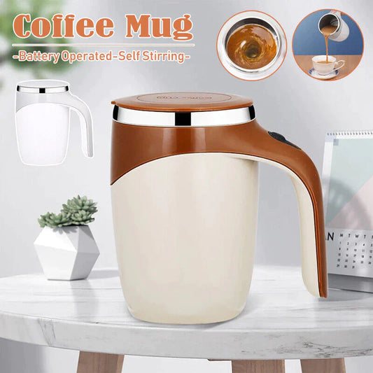 Stainless Steel Mixing Cup, Automatic Magnetic self Stirring Coffee Mug