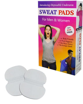 Large Disposable Underarm Sweat Pads for Women and Men, Sweat-Absorbing Pads Comfortable Unflavored, Non Visible