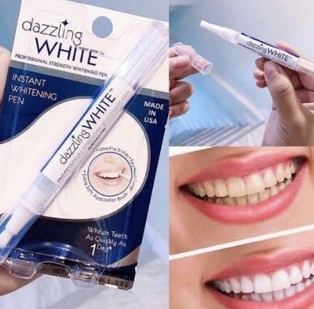 Dazzling White Instant Teeth Whitening Pen Cleaning Remove Stains Teeth Professional Whitening Pen - REVEL.PK