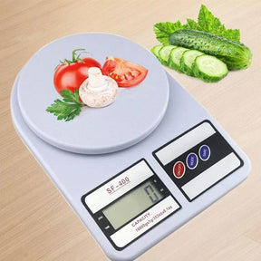 Digital Kitchen Weighing Machine Multipurpose Electronic Weight Scale with Backlit LCD Display for Measuring Food, Cake, Vegetable, Fruit