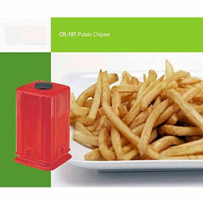 Sharp Bladed French Fries Cutter Finger Chips Cutter Manual Potato French Fries - Red