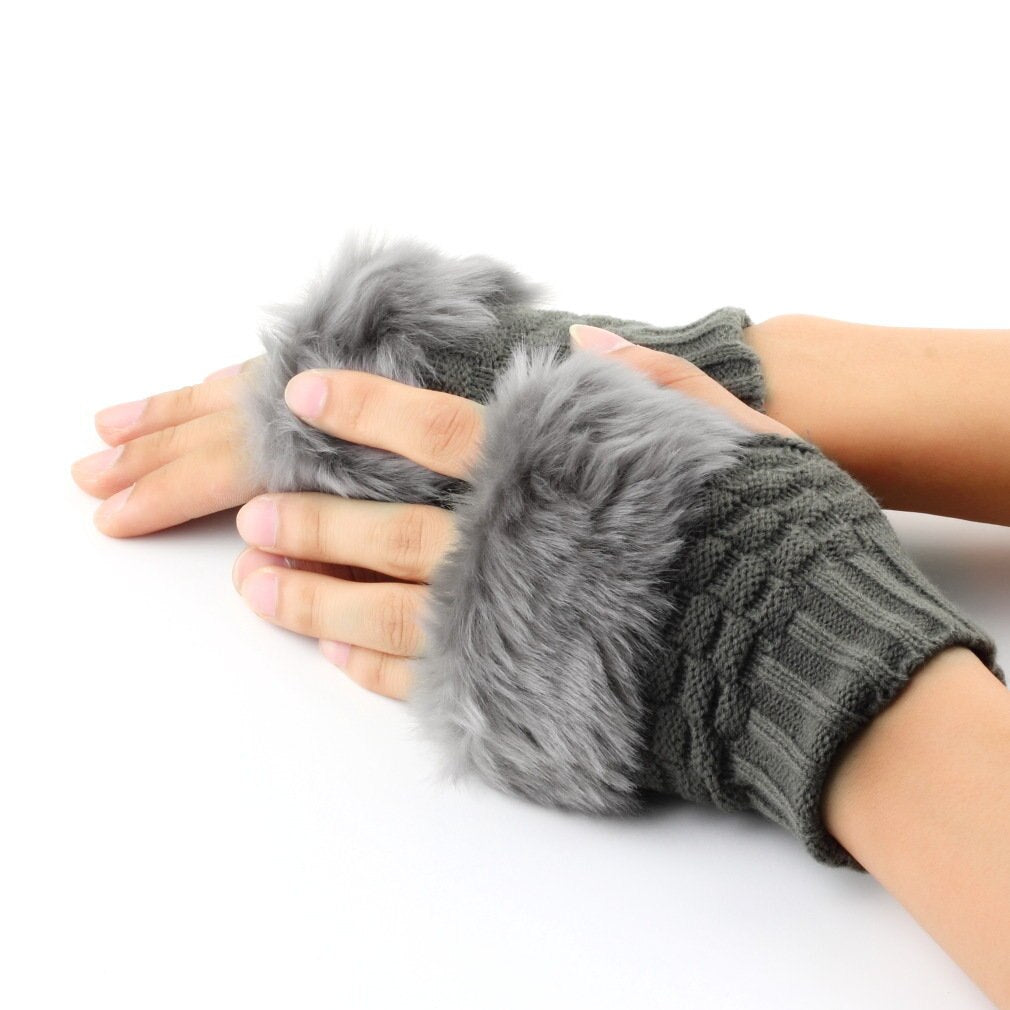 Fancy Winter Wool Gloves for Women - REVEL.PK