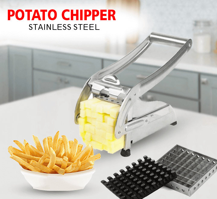 Stainless Steel King Crockery Potato Chipper & Cutter