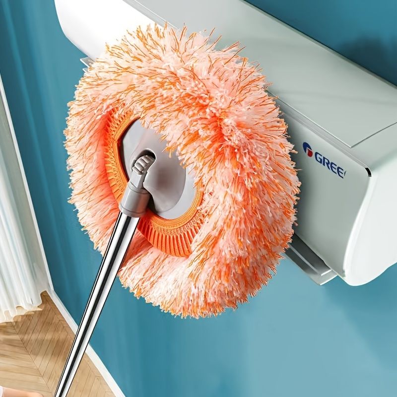 High quality 360 degree rotating floor mop, wall cleaner with long handle cleaning tool - REVEL.PK