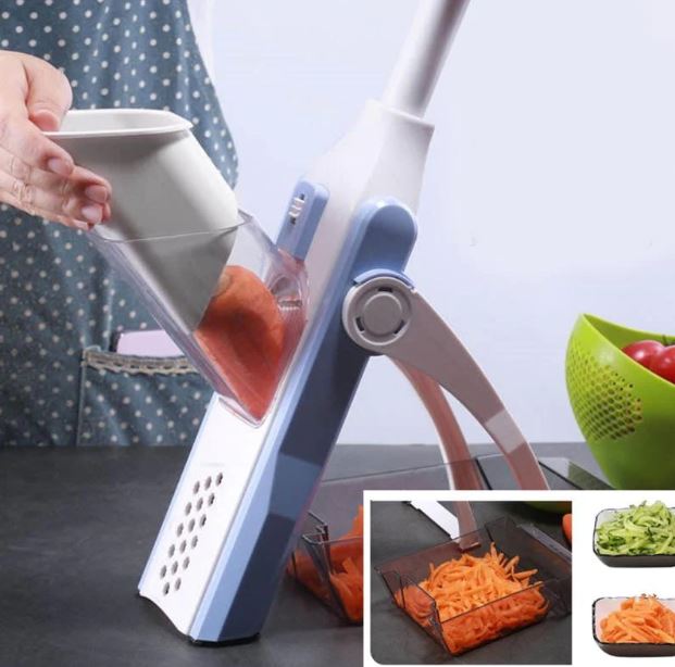 Mandoline 5 In 1 Safe Vegetable Cutter & Slicer - REVEL.PK