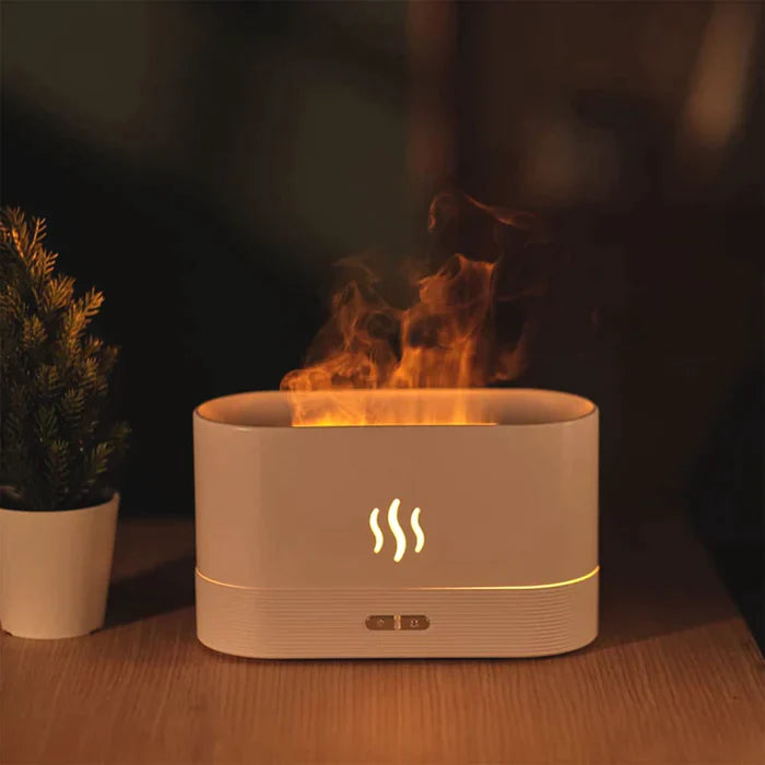 RGB Flame Humidifier and Aroma Diffuser