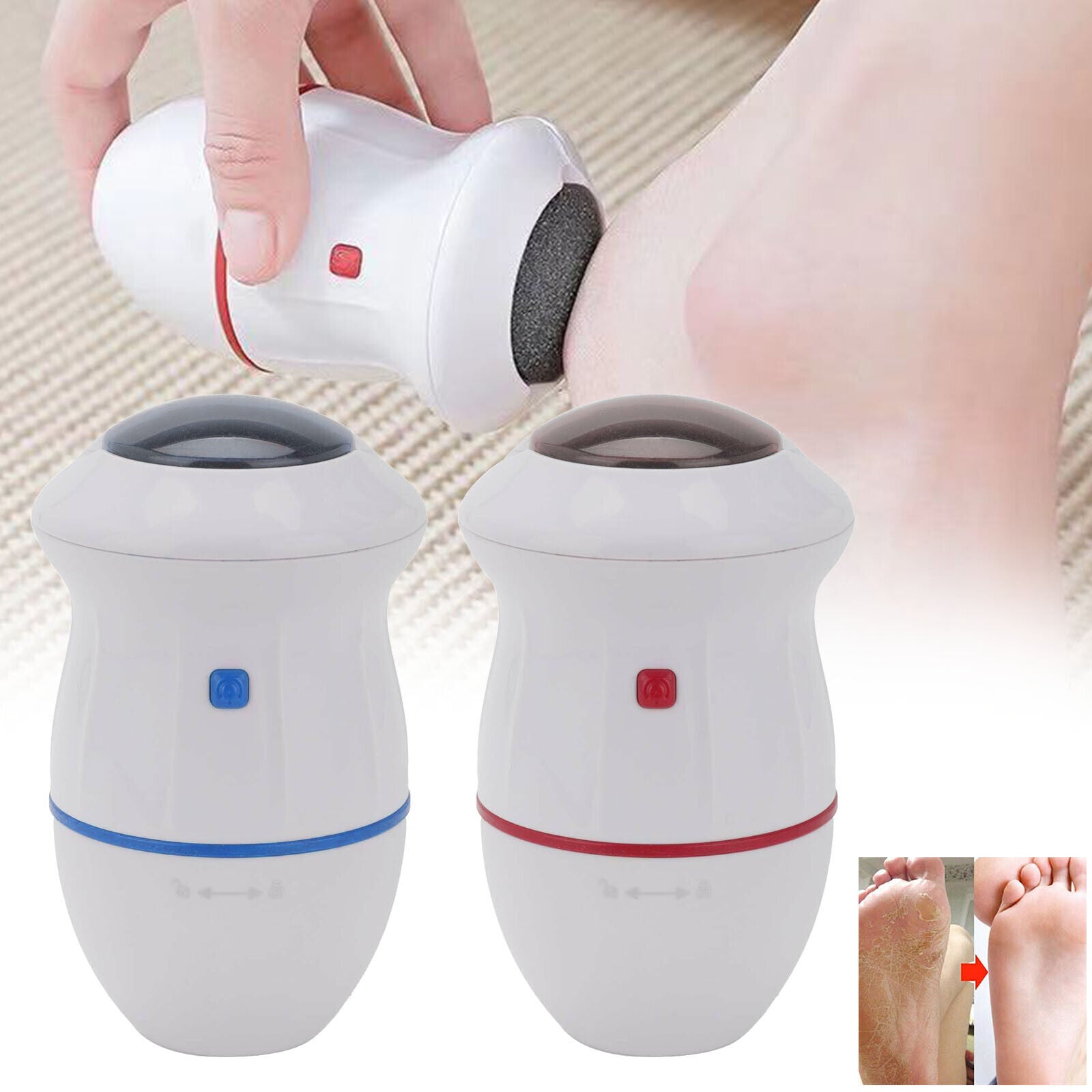 Find Back Callus Remover With Built-In Vacuum Electric Foot Grinder - REVEL.PK